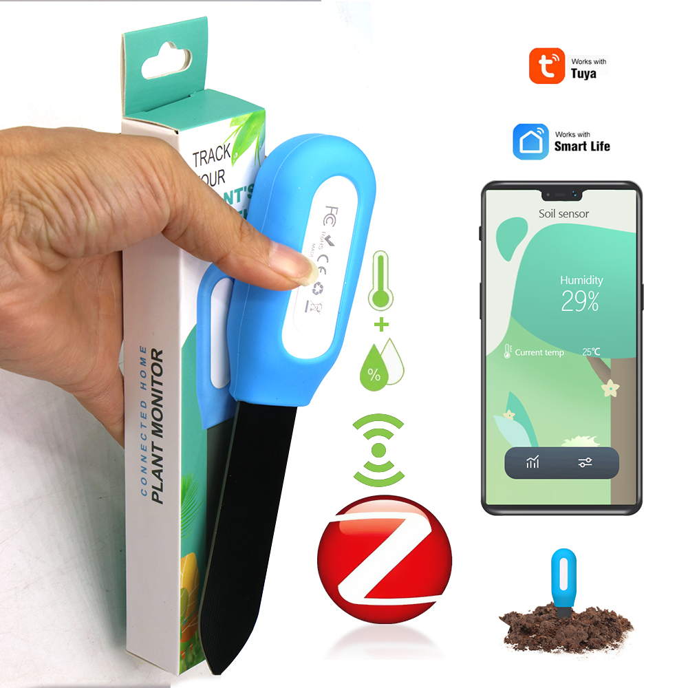 Plant Sensor - Умный датчик почвы Zigbee для дома,