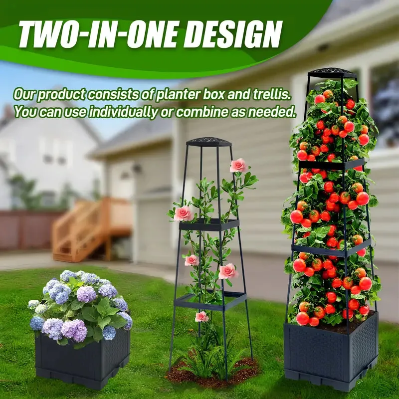 Hydroponic Tower - Томатная башня с самополивающимся контейнером и