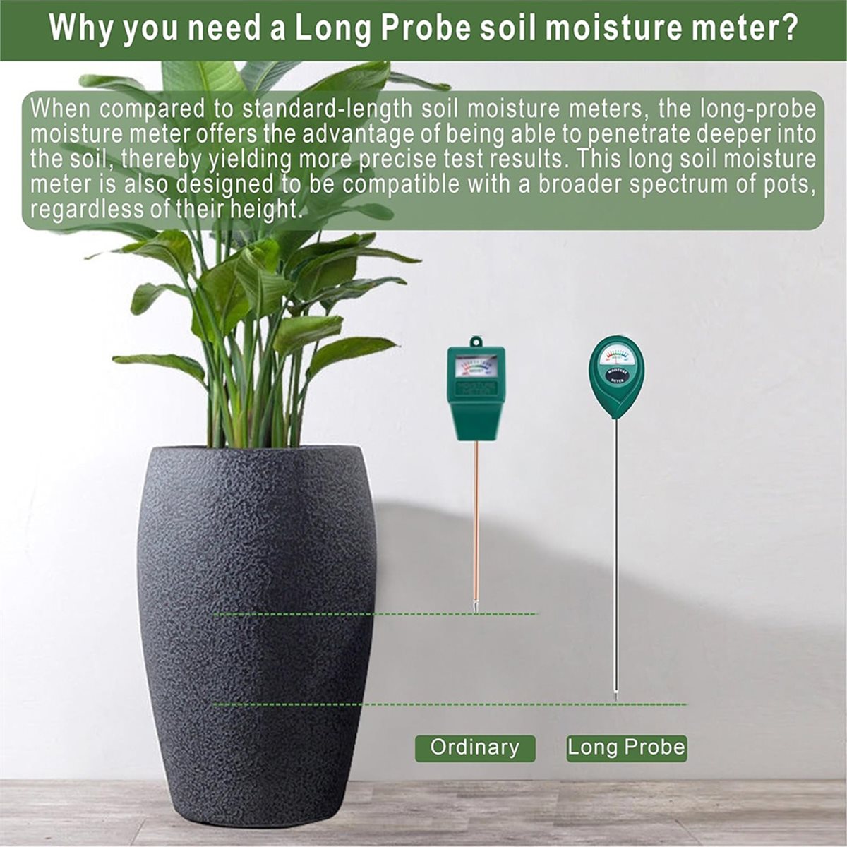 Plant Sensor - Измеритель влажности почвы LNHF с длинным