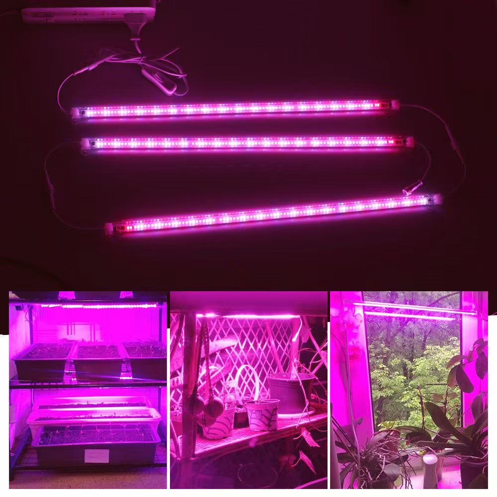 Plant Grow Light Full Spectrum - 12-дюймовые светодиодные ленты для выращивания растений,
