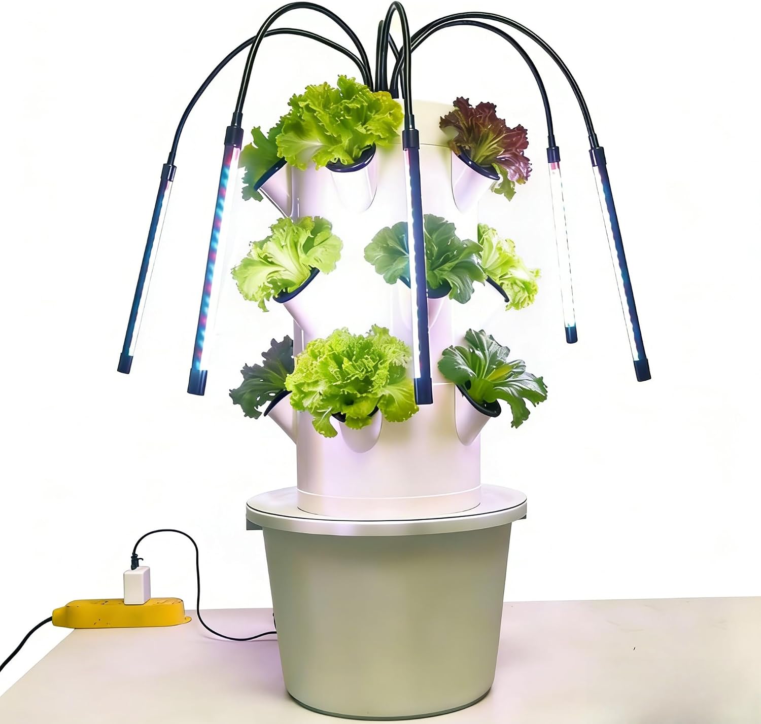 Hydroponic Tower - Вертикальная гидропонная система выращивания, 3 уровня,