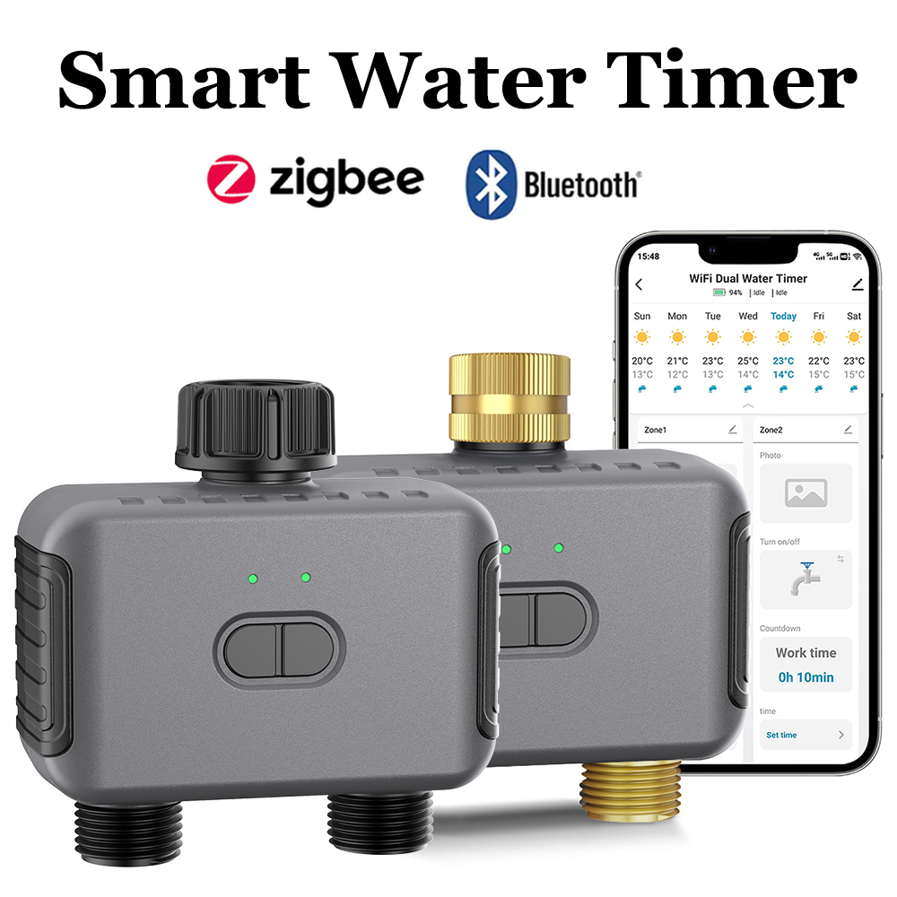 Умный таймер воды Tuya Zigbee/ – обзор и цена Smart Garden System
