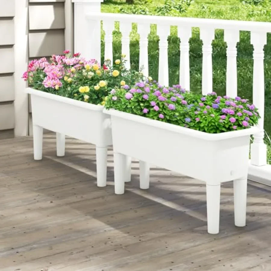 Набор из 2 уличных грядок для  – обзор и цена Self Watering Planter