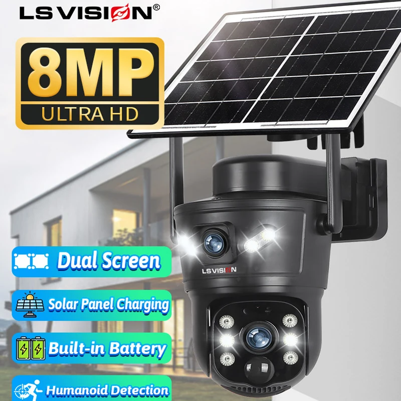 LS VISION 8MP 4G Солнечная кам – обзор и цена Garden Camera