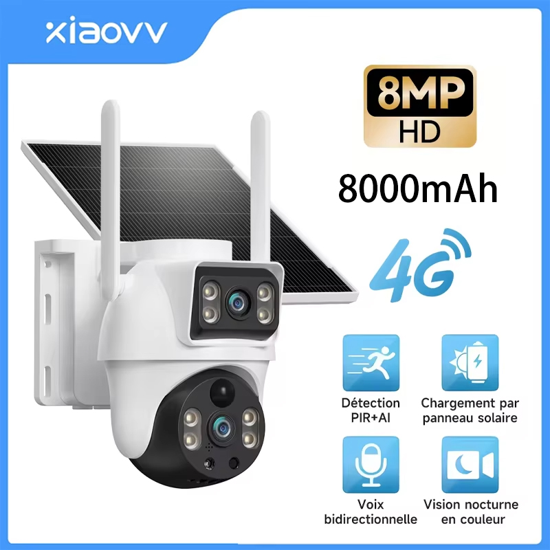 XIAOVV 8MP 4G LTE Солнечная ул – обзор и цена Garden Camera