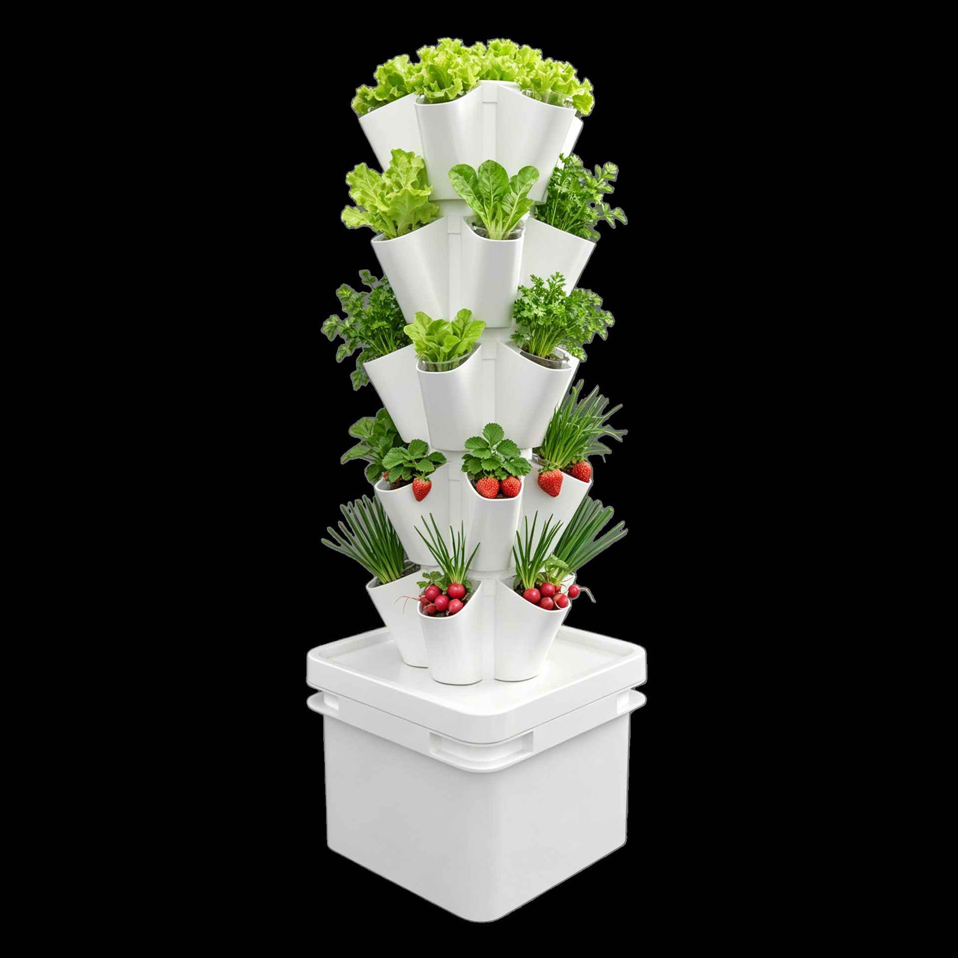 Настольная гидропонная башня 8 – обзор и цена Hydroponic Tower