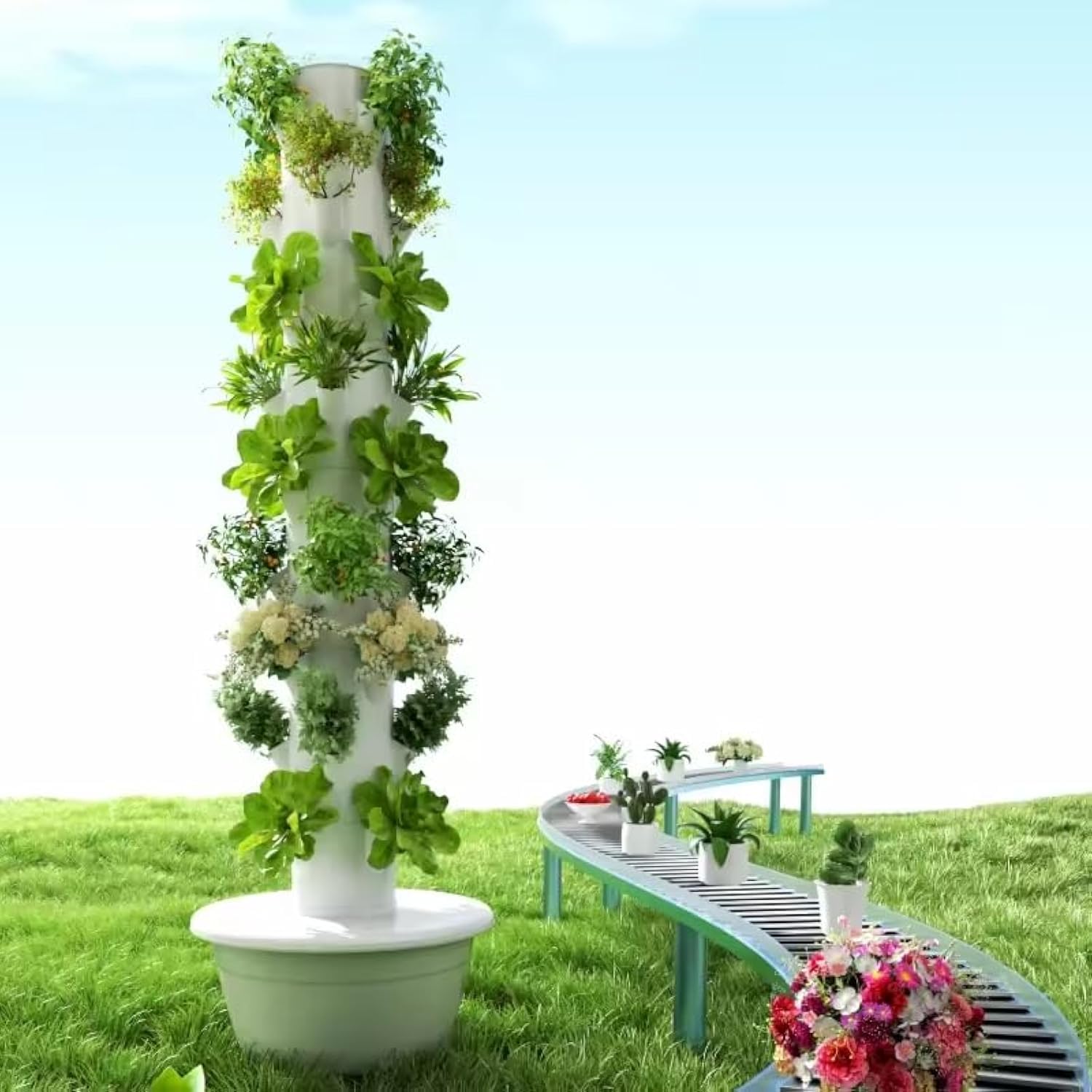 Вертикальная гидропонная аэроп – обзор и цена Hydroponic Tower